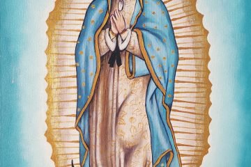 Cuadro pintura decorativa virgen de guadalupe