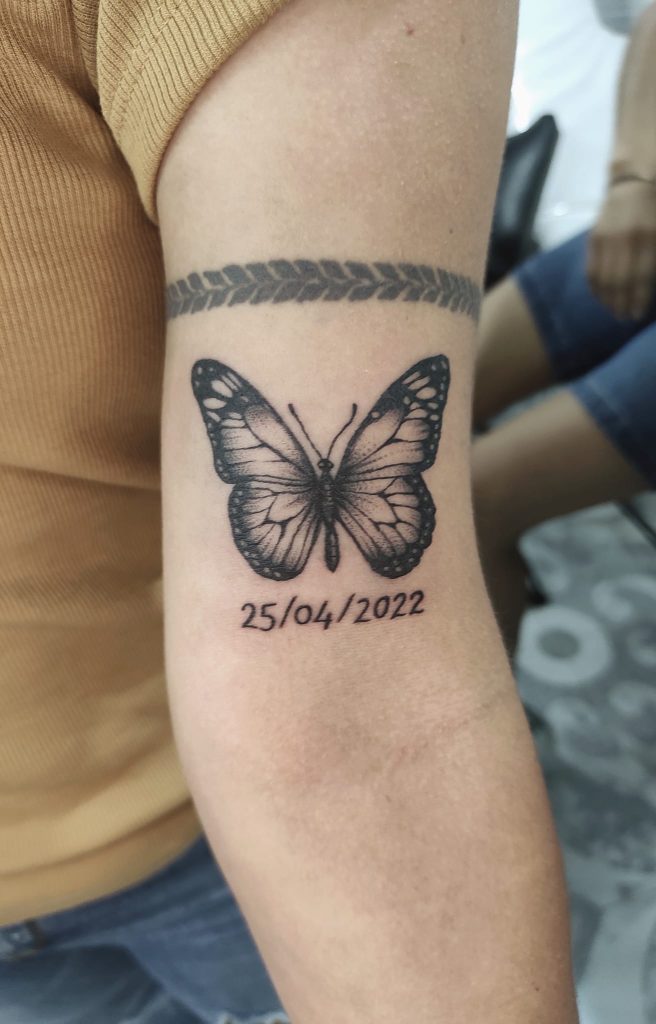 Tatuajes de Mariposas en el brazo