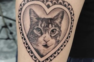 Tatuajes de gatos realistas