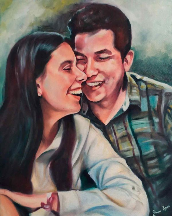 Retratos al oleo para parejas