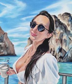 Retratos realistas al oleo