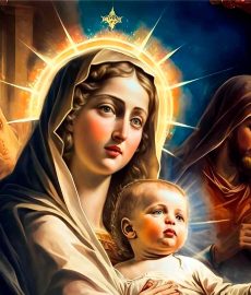 cuadro de la virgen maria