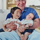 cuadros de abuelo y nietos