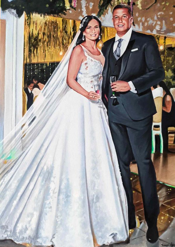 cuadros pinturas de bodas por encargo