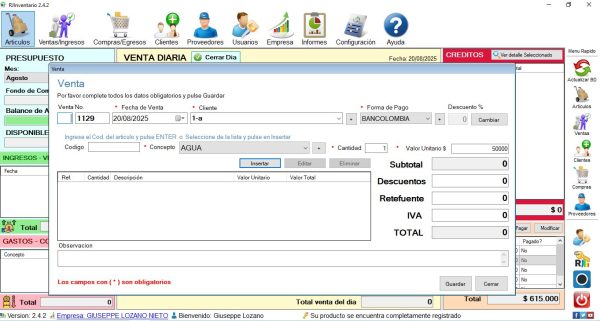 RJInventario - Software de inventario