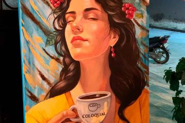 cuadro con olor a cafe colombiano