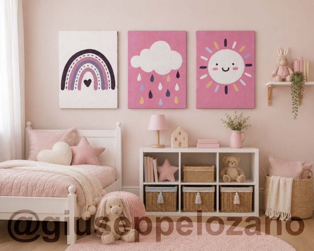Cuadros modernos infantiles para niña
