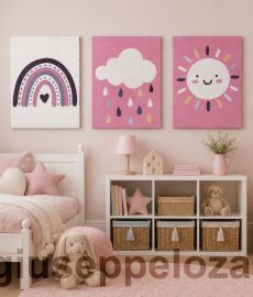 Cuadros modernos infantiles para niña