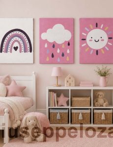 Cuadros modernos infantiles para niña