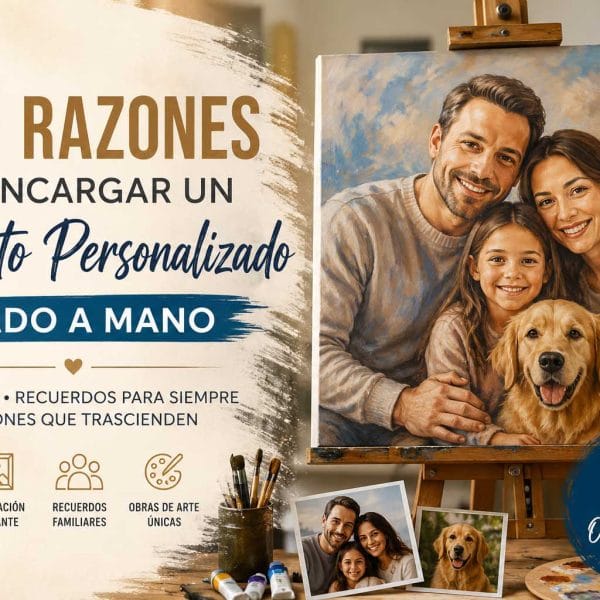 10 razones para encargar un retrato personalizado pintado a mano