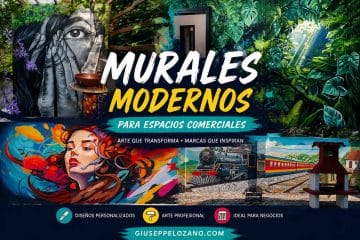murales modernos para espacios comerciales colombia