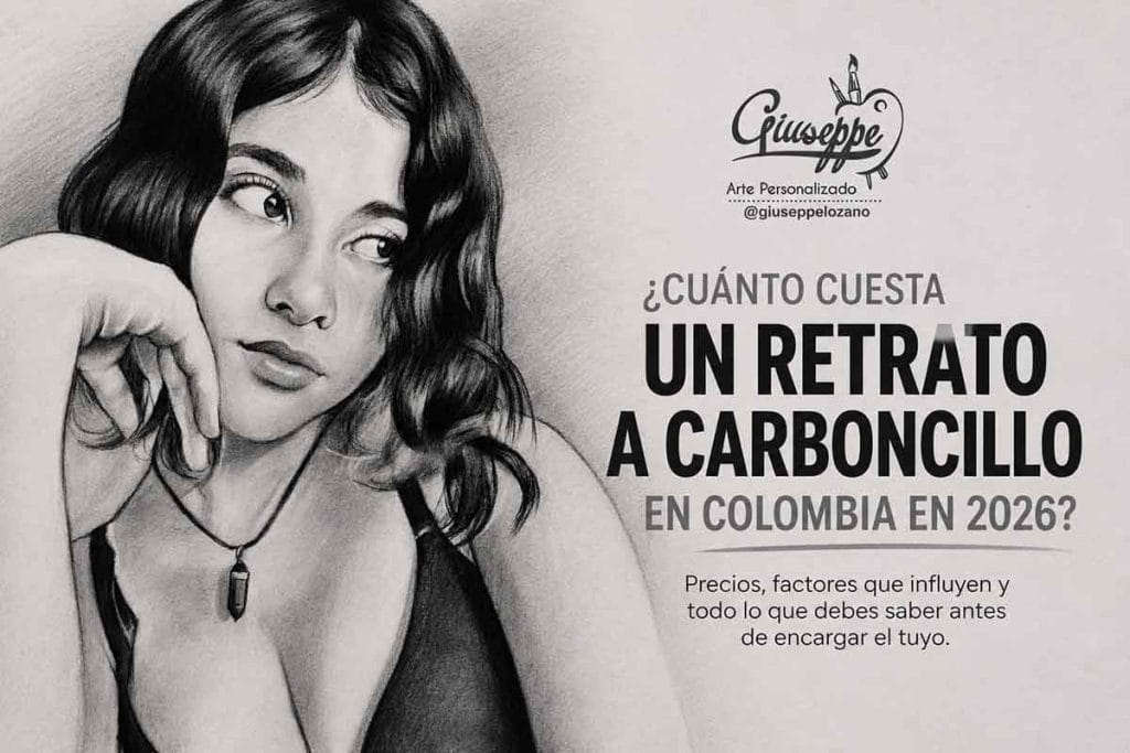 cuanto cuesta un retrato a carboncillo en colombia 2026