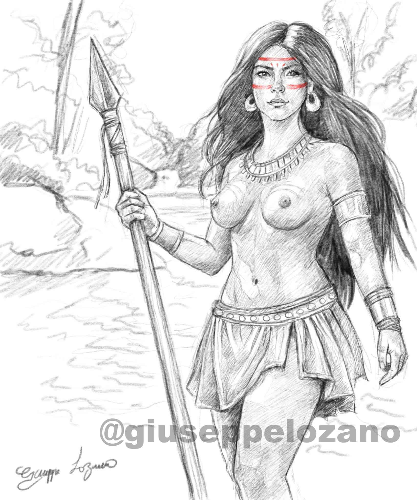 dibujo princesa luchima