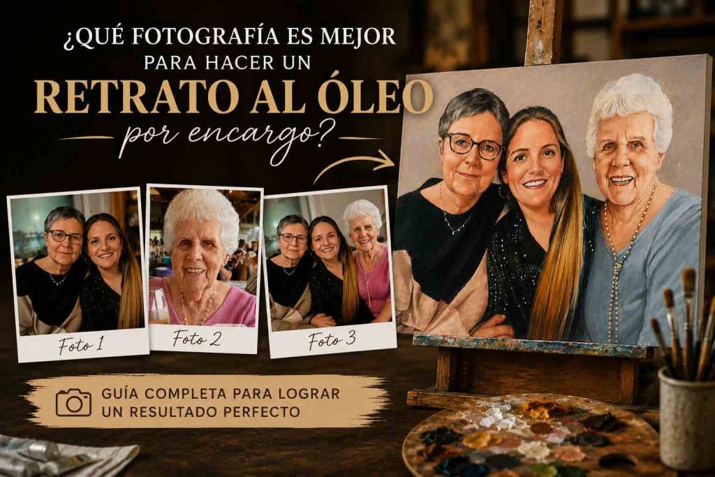 mejor fotografia para retrato al oleo