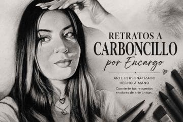 retratos a carboncillo por encargo colombia