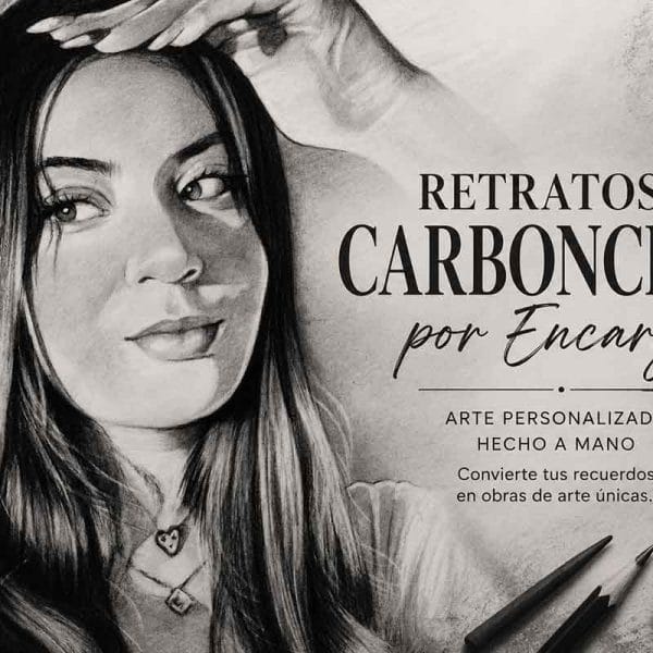 retratos a carboncillo por encargo colombia