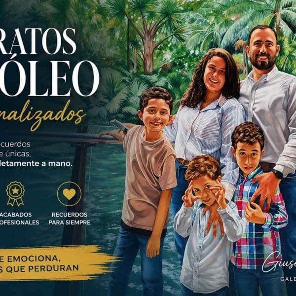 retratos al oleo personalizados colombia