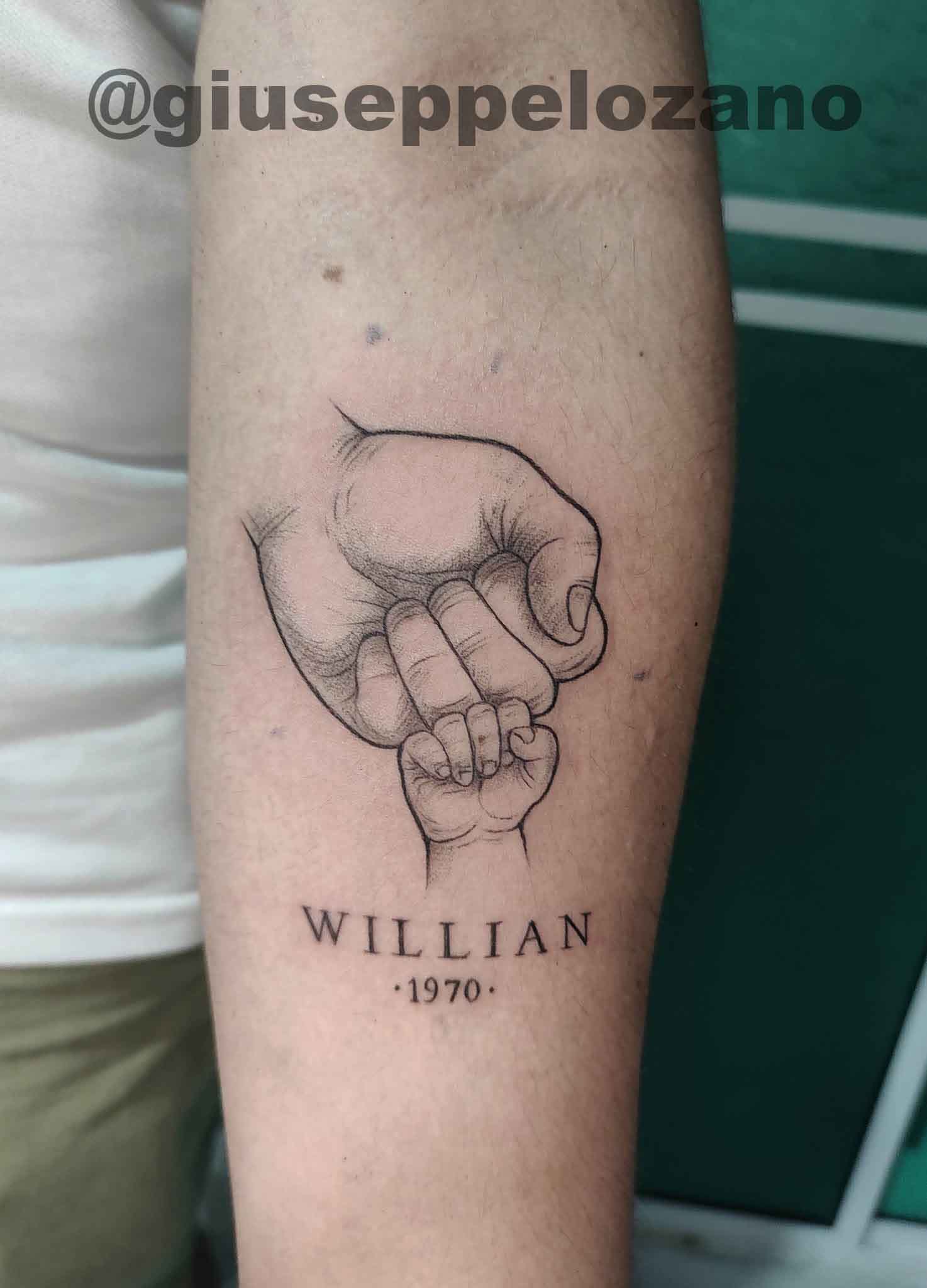 tattoo padre brazo